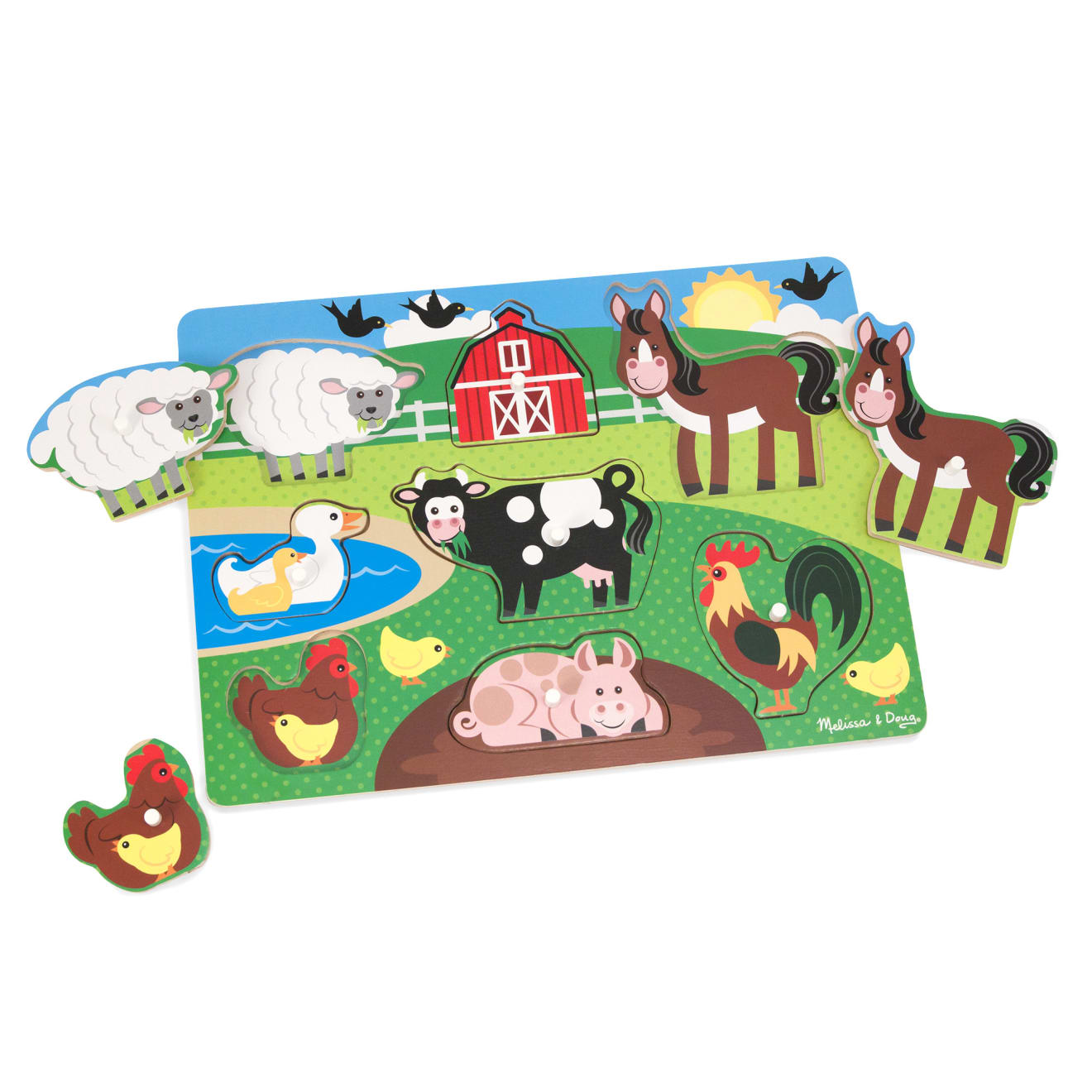 Farm Peg Puzzle - 8 pieces G7