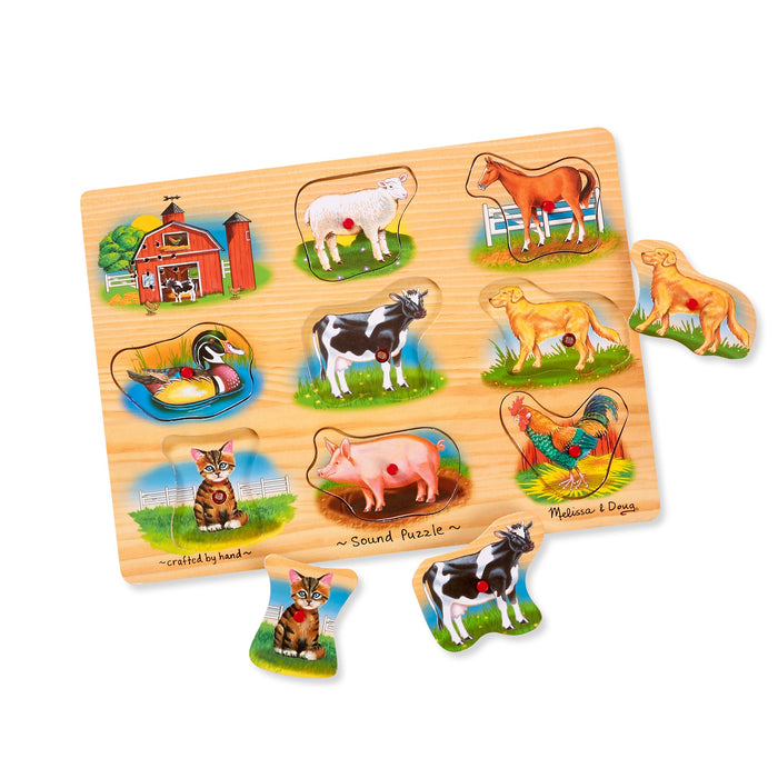 Farm Sound Puzzle - 8 Pieces Q8