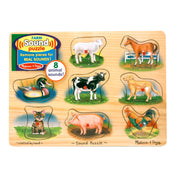 Farm Sound Puzzle - 8 Pieces X7