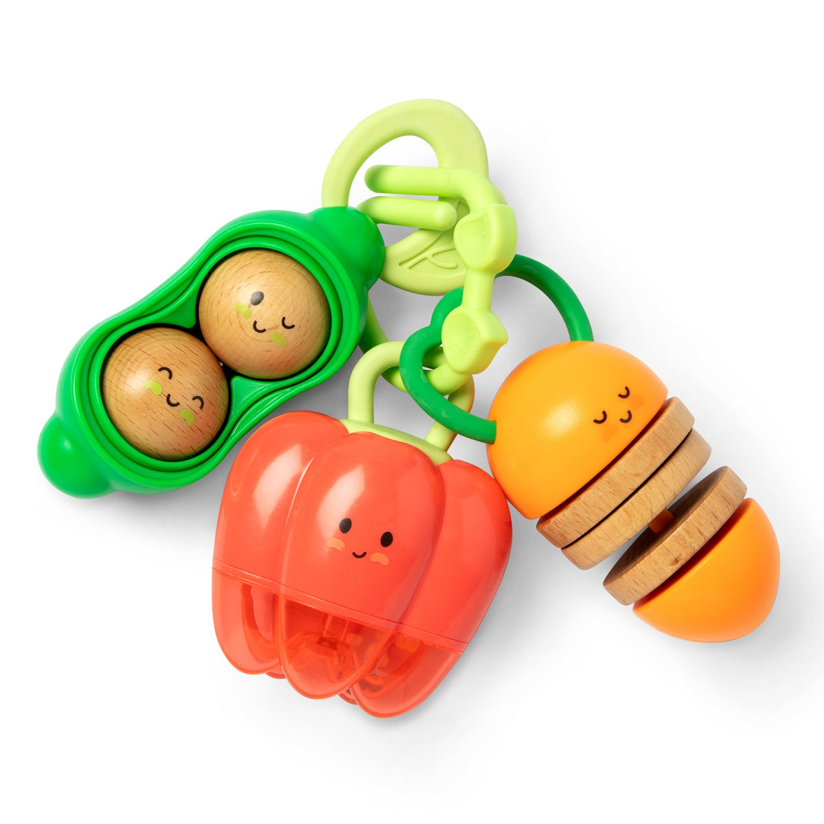 Farmers Market Veggie Rattles Trio G8