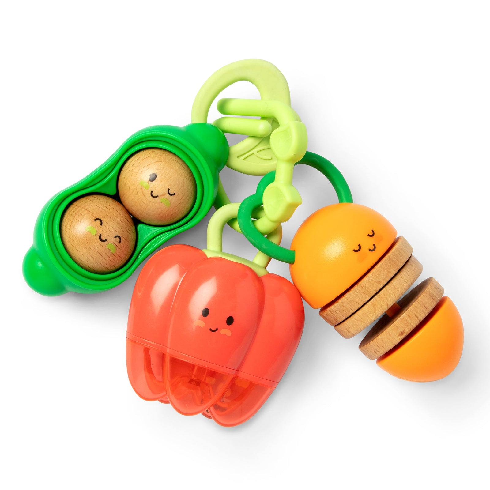 Farmers Market Veggie Rattles Trio K5