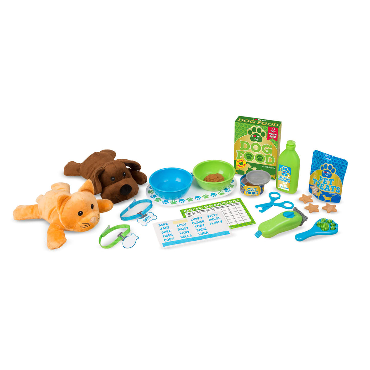 Feeding & Grooming Pet Care Play Set F2