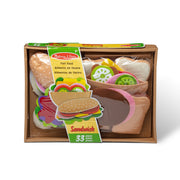 Felt Food Sandwich Play Set R0