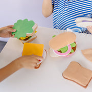 Felt Food Sandwich Play Set R0
