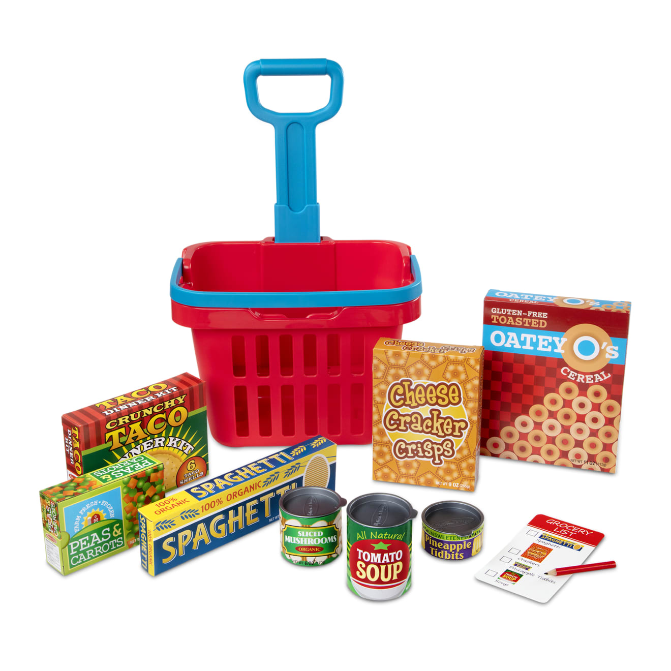 Fill & Roll Grocery Basket Play Set V1