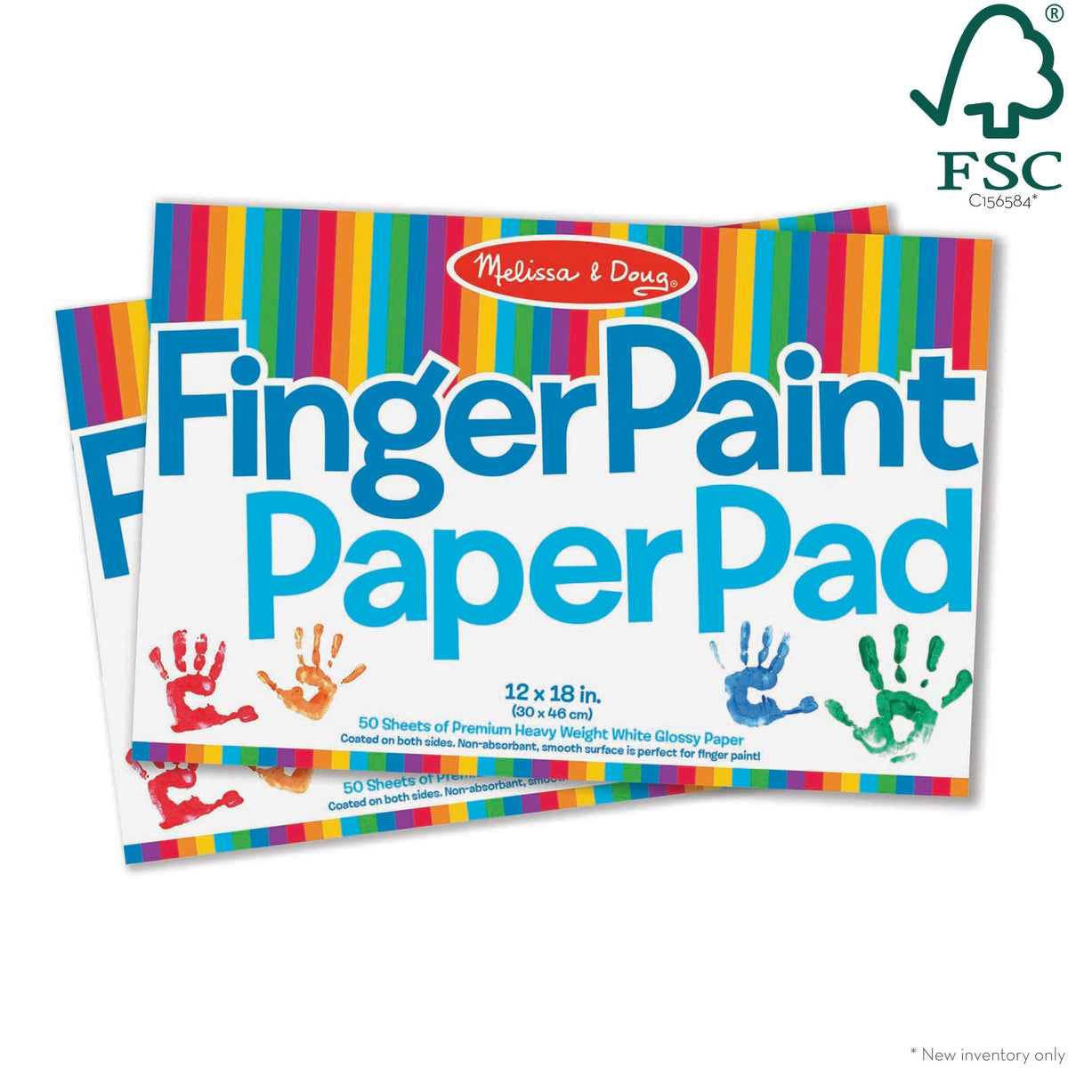 Finger Paint Paper Pad 2-Pack Y7