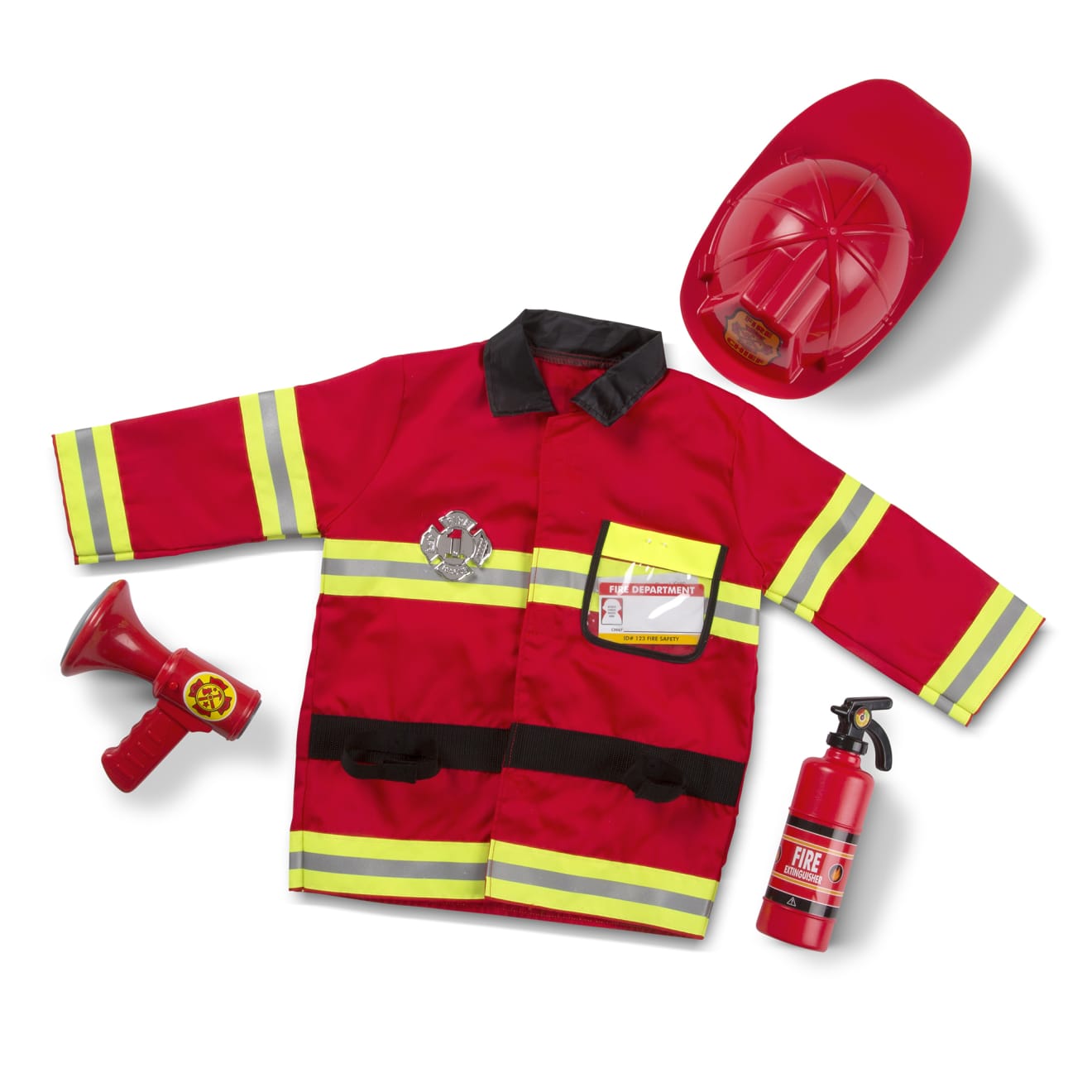 Fire Chief Role Play Costume Set V6