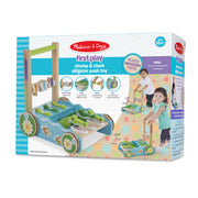 First Play Chomp & Clack Alligator Push Toy H4
