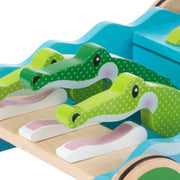 First Play Chomp & Clack Alligator Push Toy H4