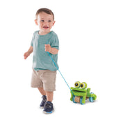 First Play Frolicking Frog Wooden Pull Toy W6