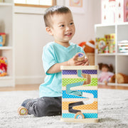 First Play Wooden Safari Zig-Zag Tower F9