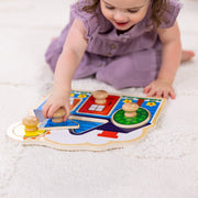 First Shapes Jumbo Peg Puzzle - 5 Pieces S5