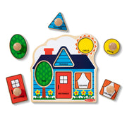First Shapes Jumbo Peg Puzzle - 5 Pieces S5