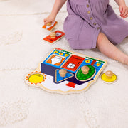 First Shapes Jumbo Peg Puzzle - 5 Pieces S5