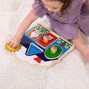 First Shapes Jumbo Peg Puzzle - 5 Pieces S5