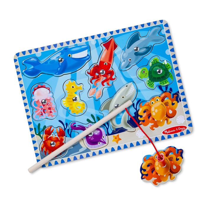 Fishing Magnetic Puzzle Game - 10 Pieces K6