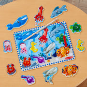 Fishing Magnetic Puzzle Game - 10 Pieces N4