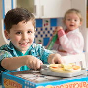 Flip & Serve Pancake Set - Wooden Play Food T1
