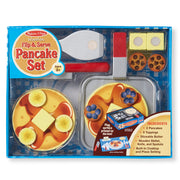 Flip & Serve Pancake Set - Wooden Play Food T1