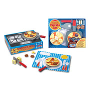 Flip & Serve Pancake Set - Wooden Play Food T1