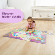 Glow-in-the-Dark Unicorn Floor Puzzle - 48 Pieces T2