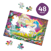 Glow-in-the-Dark Unicorn Floor Puzzle - 48 Pieces T2