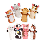 Hand Puppet 2-Pack: Farm Friends, Zoo Friends W8