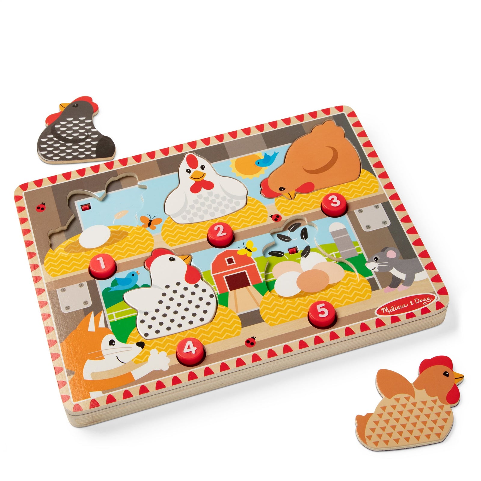Happy Hens Push to Pop Puzzle E4