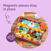 Happy Hens Push to Pop Puzzle E4