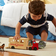 Horse Carrier Wooden Vehicles Play Set N6