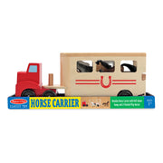 Horse Carrier Wooden Vehicles Play Set N6