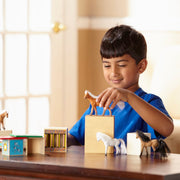 Horse Carrier Wooden Vehicles Play Set N6
