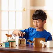 Horse Carrier Wooden Vehicles Play Set N6