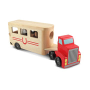 Horse Carrier Wooden Vehicles Play Set N6