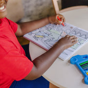 Jumbo 50-Page Kids' Coloring Pad - Space, Sharks, Sports, and More N1
