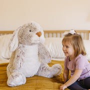 Jumbo Burrow Bunny Stuffed Plush Animal O0