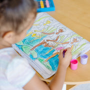 Jumbo Coloring Pad - Princess & Fairy D8