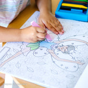 Jumbo Coloring Pad - Princess & Fairy D8