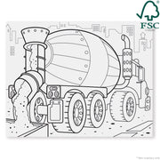 Jumbo Coloring Pad - Vehicles G9