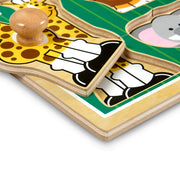 Jungle Friends Jumbo Knob Puzzle - 3 Pieces W4