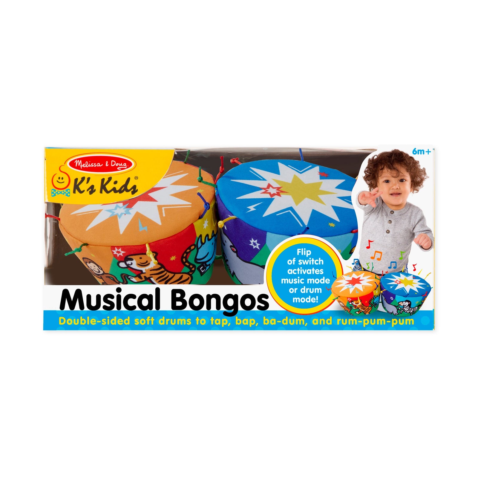 K's Kids Musical Bongos D6