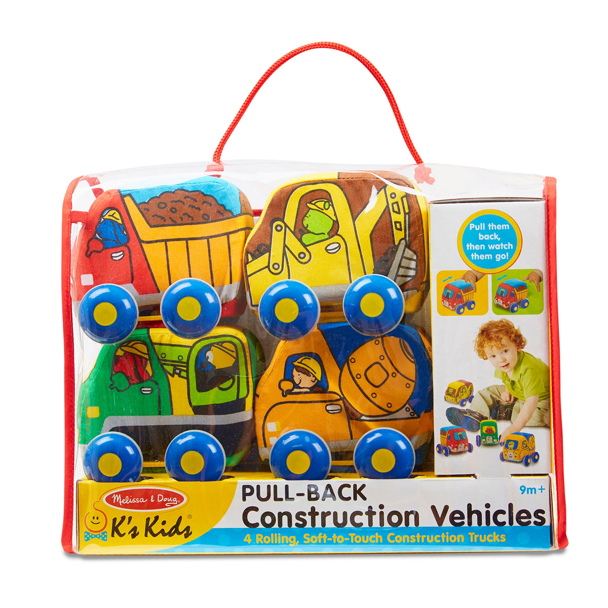 K's Kids Pull-Back Construction Vehicles T1