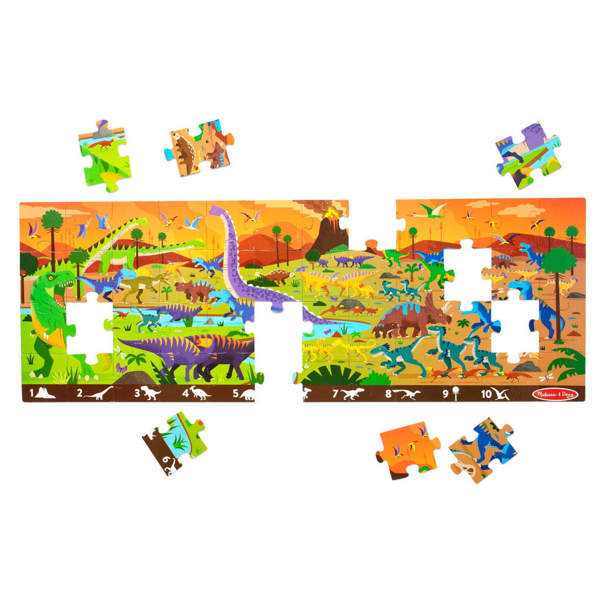 Land of Dinosaurs Floor Puzzle - 48 Pieces R1