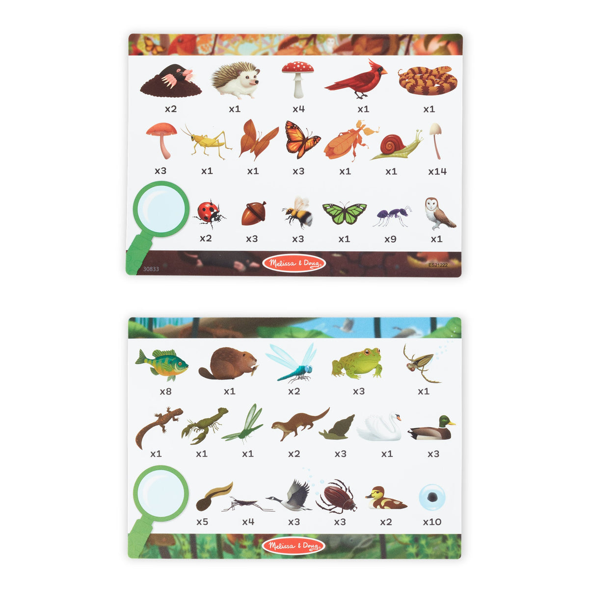 Let's Explore Double-Sided Seek & Find Puzzle A4