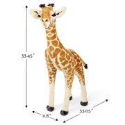 Lifelike Plush Baby Giraffe L8