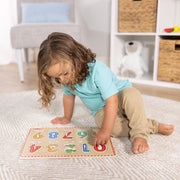 Lift & See Numbers Peg Puzzle - 10 Pieces M8