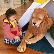 Lion Lifelike Plush Stuffed Animal M6