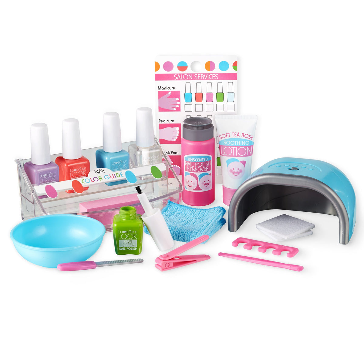 Love Your Look Pretend Nail Care Play Set (Mess-Free - No Real Cosmetics) M4