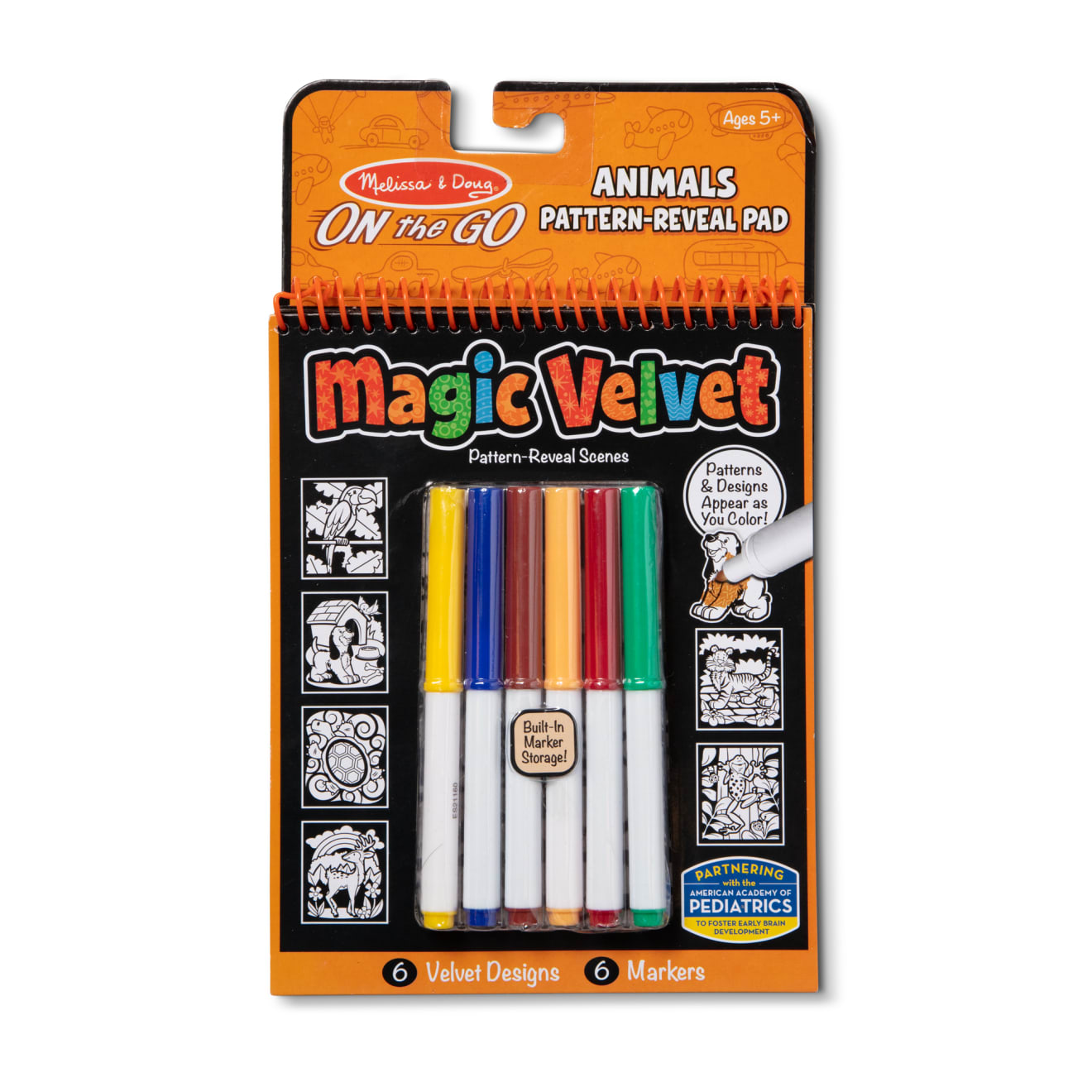 Magic Velvet Animal Scenes - On the Go Travel Activity X9