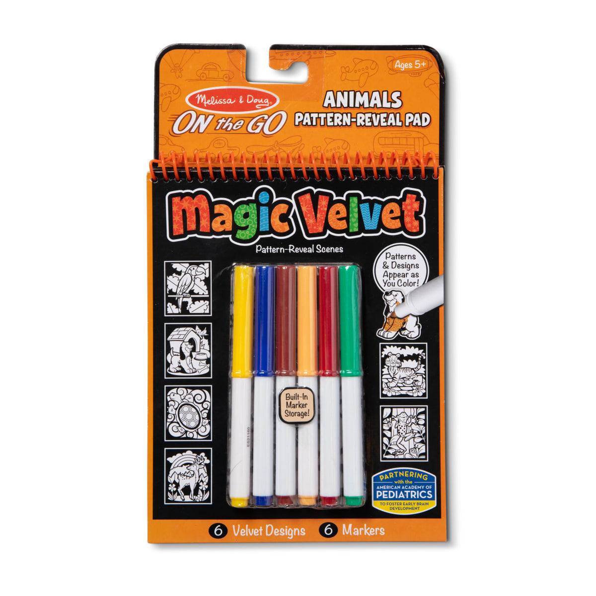 Magic Velvet Animal Scenes - On the Go Travel Activity Y0